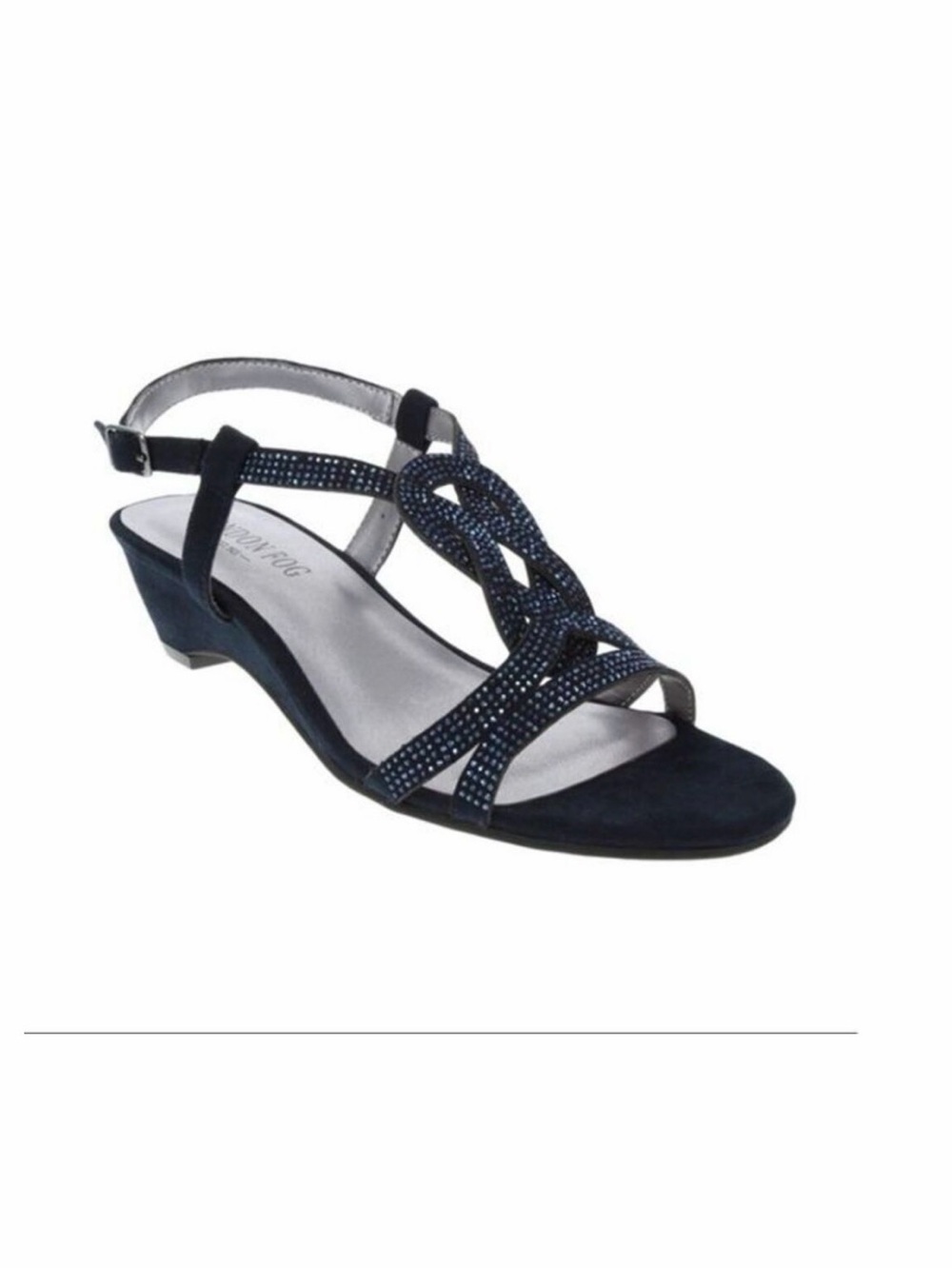 London Fog Women’s Sandals sz 8 Demi Wedge NEW # Box 507